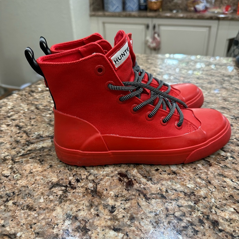 Hunter for Target Red Ankle Boots